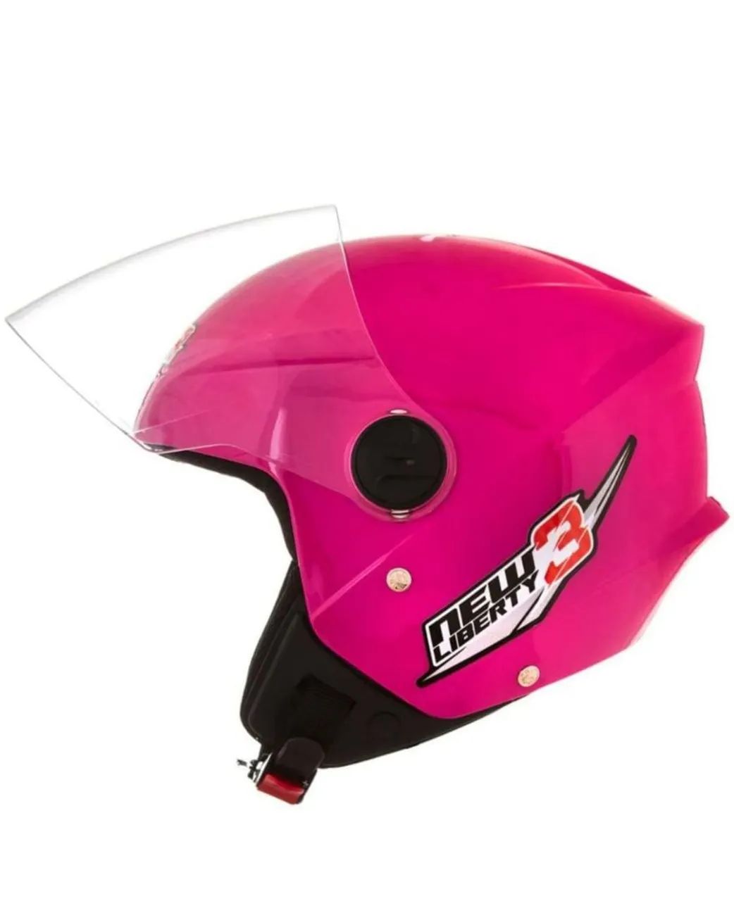 Capacete Aberto Preto Brilhante e Outras Cores  - Foto 3