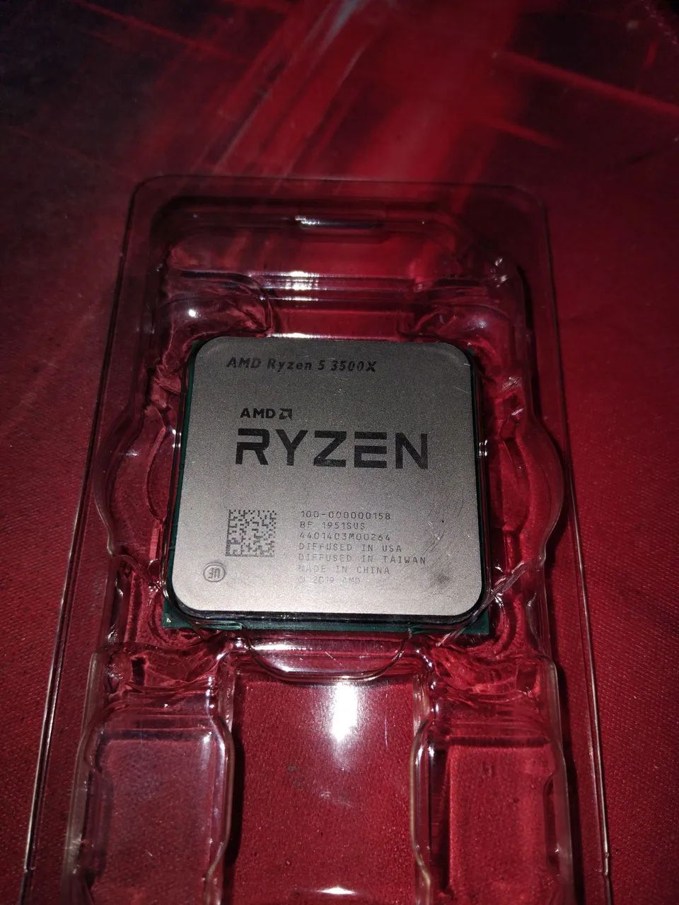 Processo de ryzen 5 3500x desbloqueado 6 núcleos 