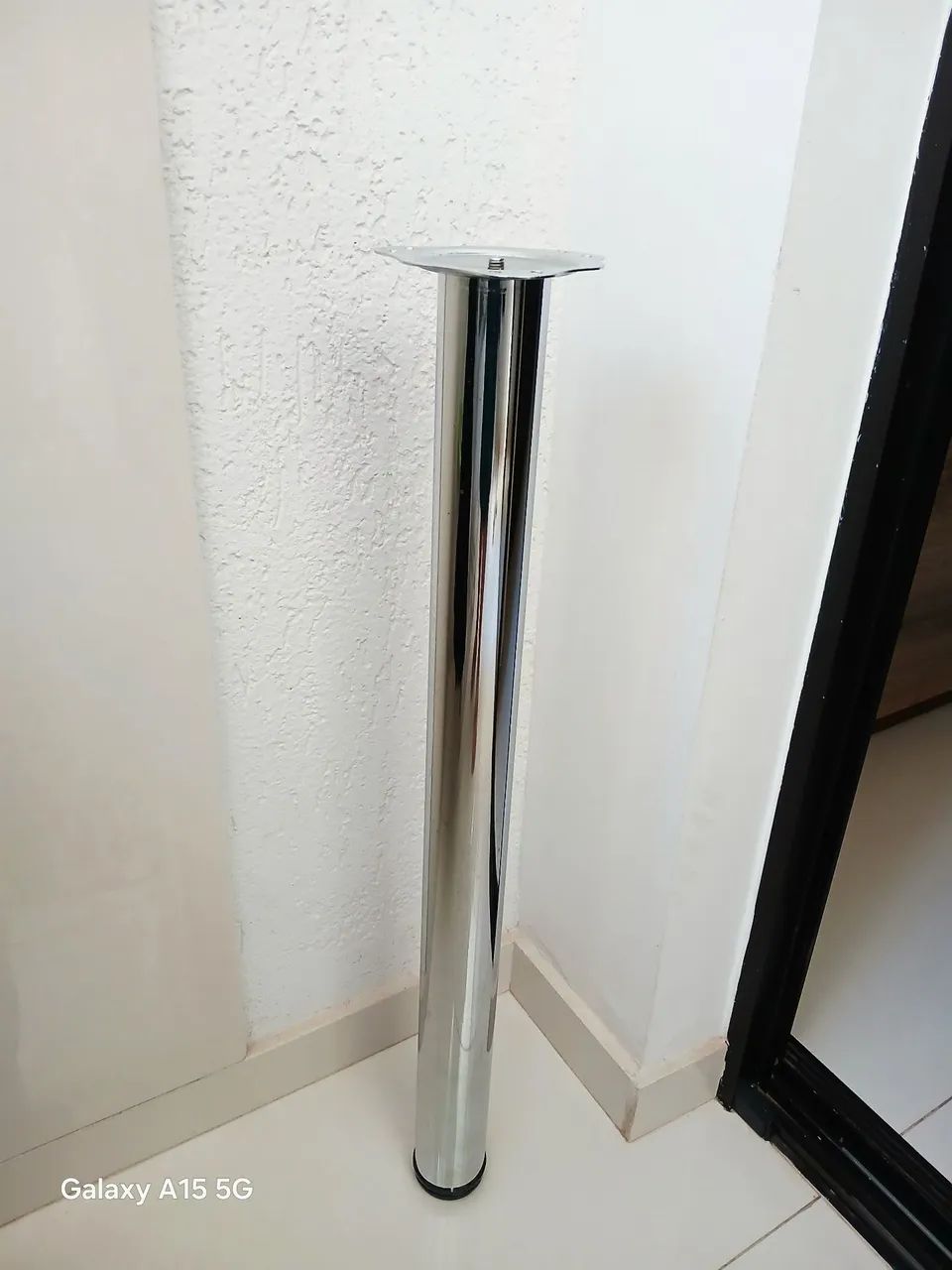 Pé inox para mesa 76cm regulável  - Foto 4