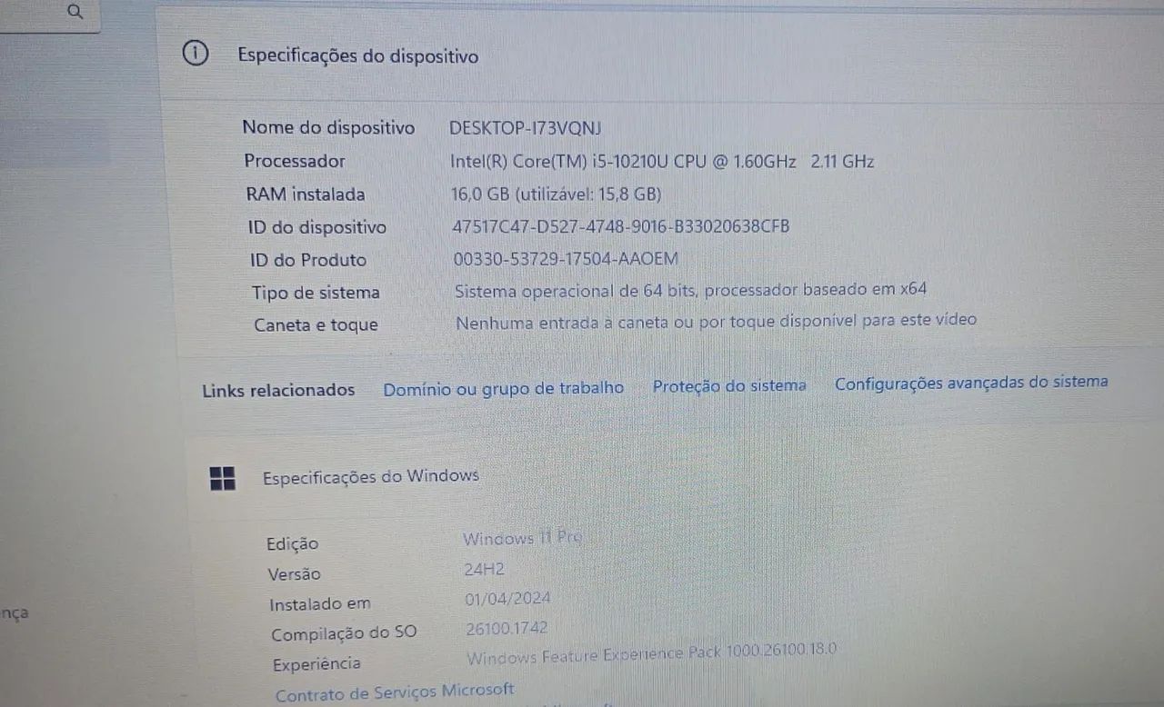 NOTEBOOK DELL LATITUDE 3410 ? CORE i5 10ª GERAÇÃO! 