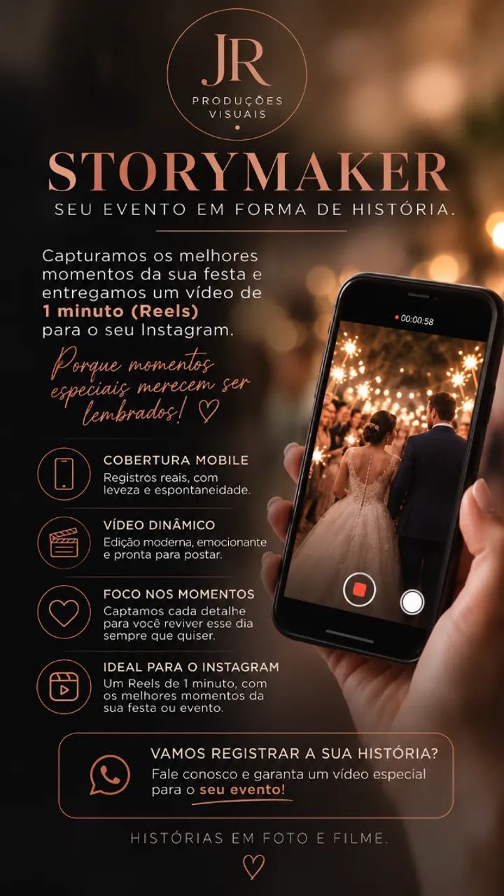 Storymaker para seu evento