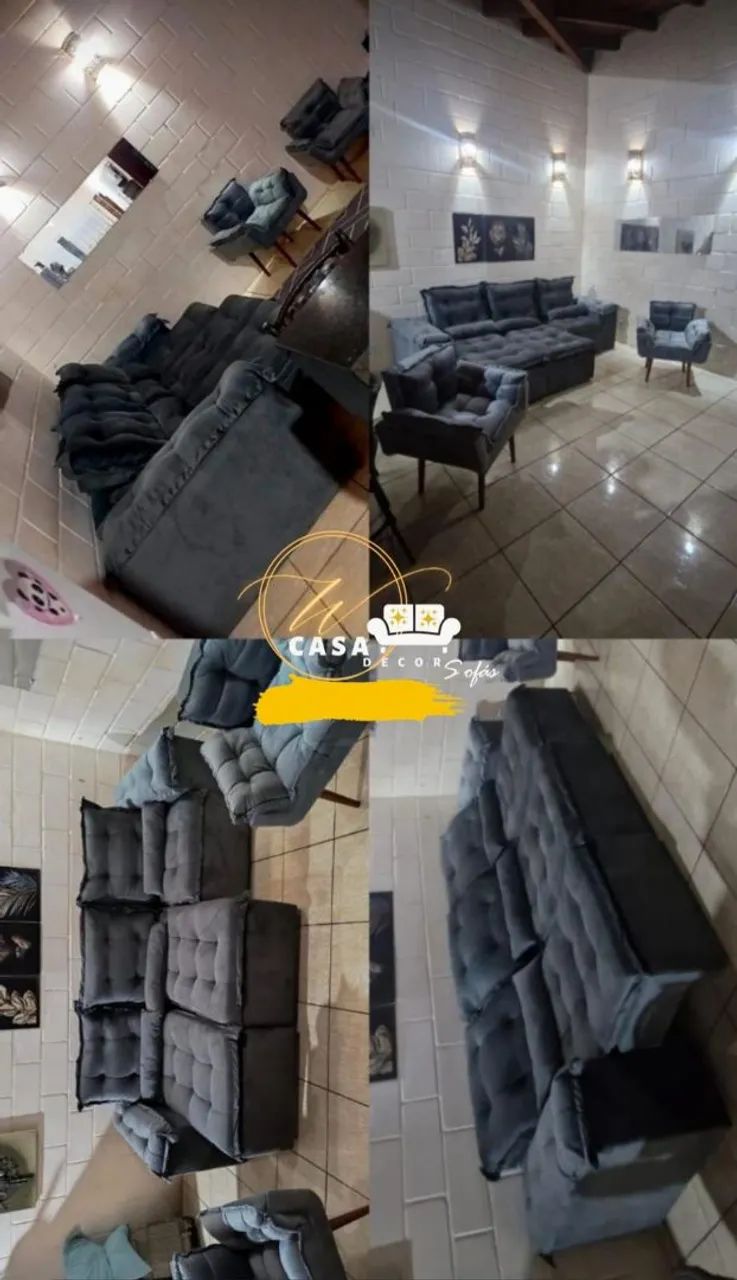 Sofás de lujo de 2,50 m64962680447873124