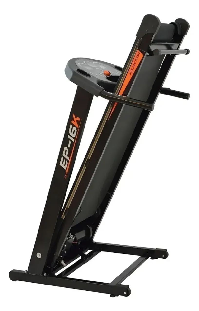 Esteira Ergométrica Elétrica Dobrável EP-16k 4 Programas Amortecedor 16km/h 120kg - Foto 2