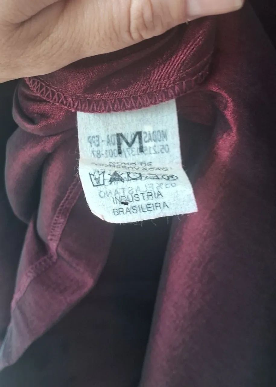 Vestido festa tomara que caia Marsala - Foto 4