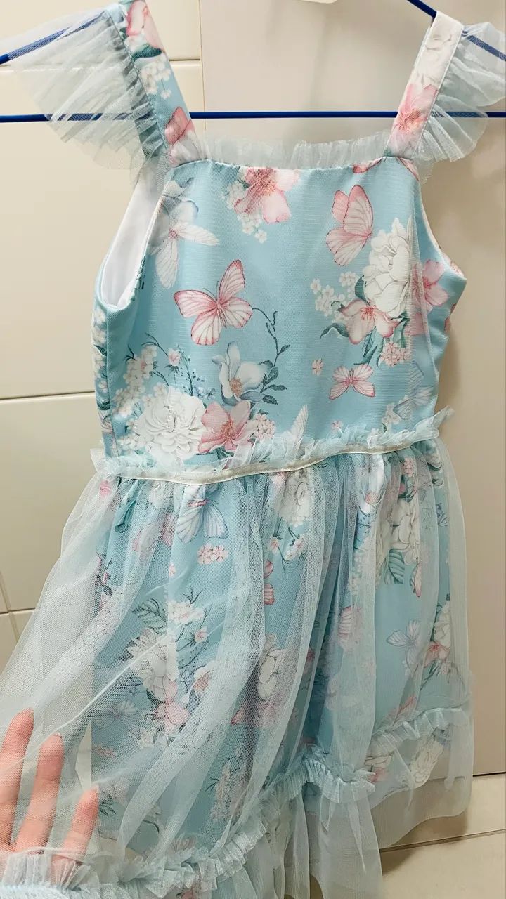 Vestido infantil tamanho 8 - Foto 4