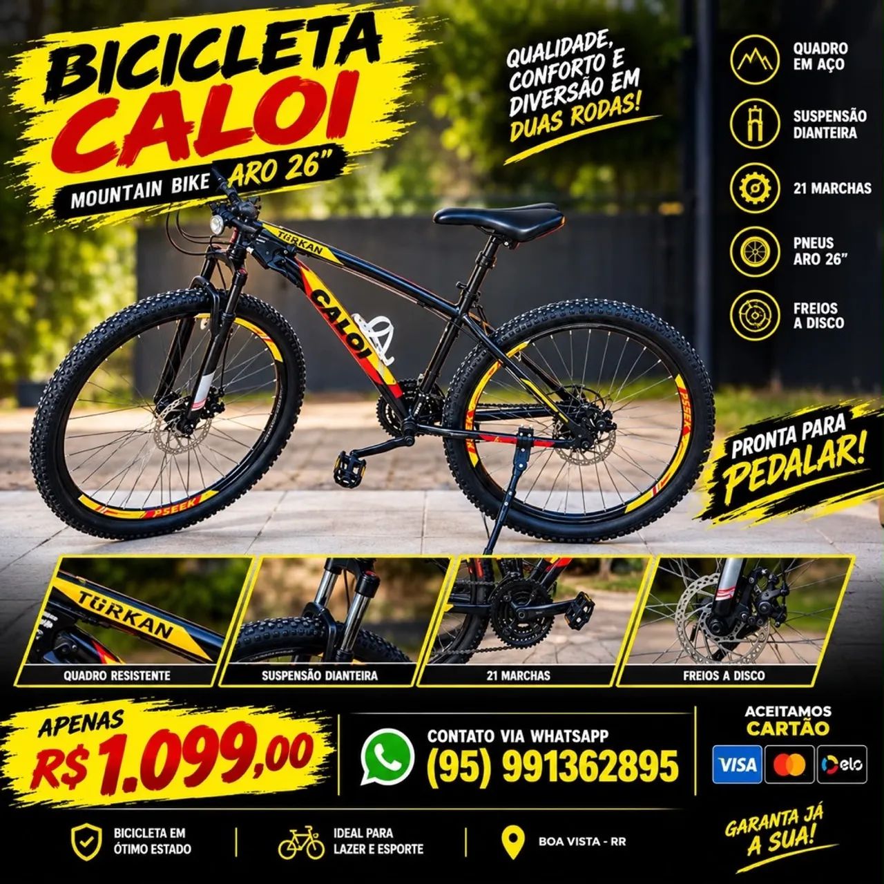 Bicicleta Caloi 