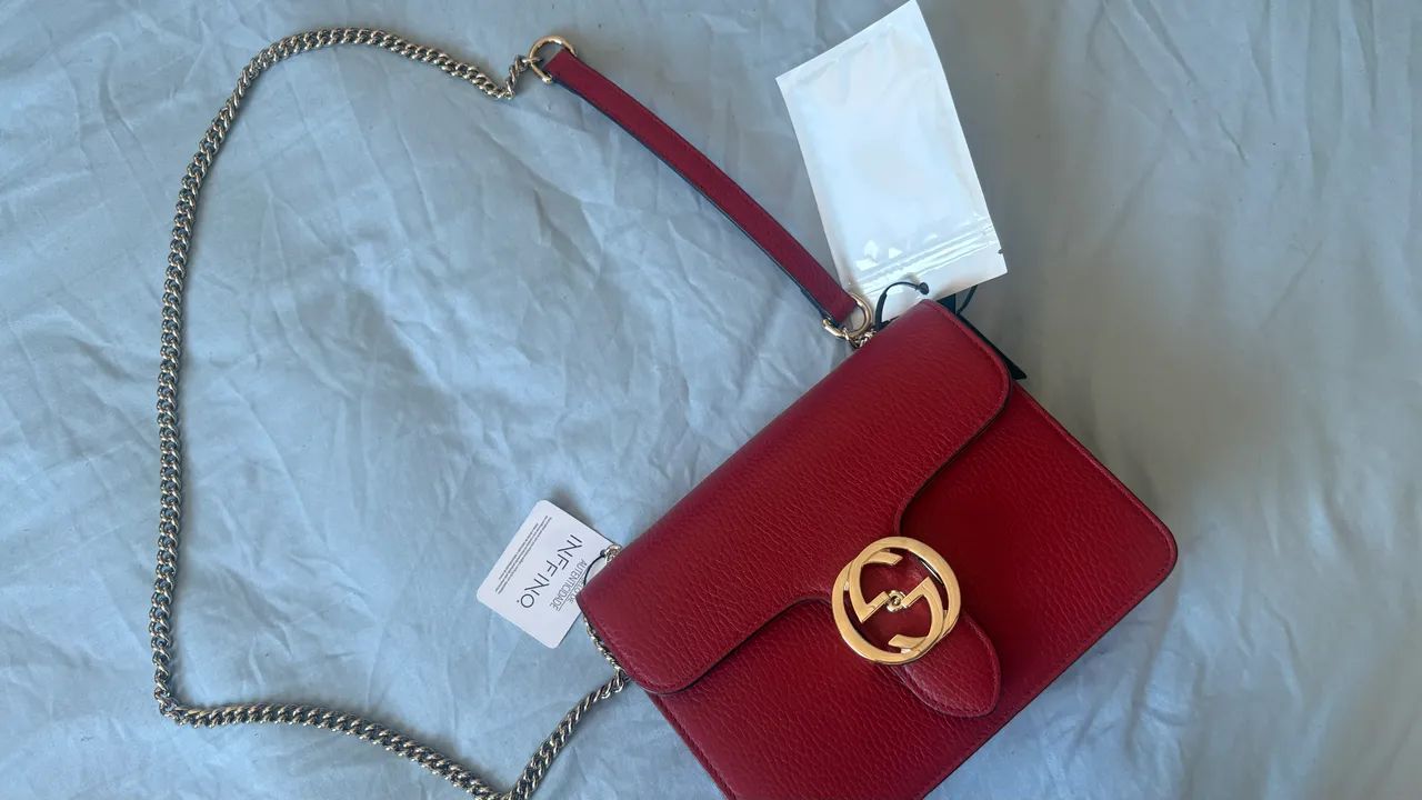 Bolsa Gucci Dollar Interlocking G Small - Foto 5