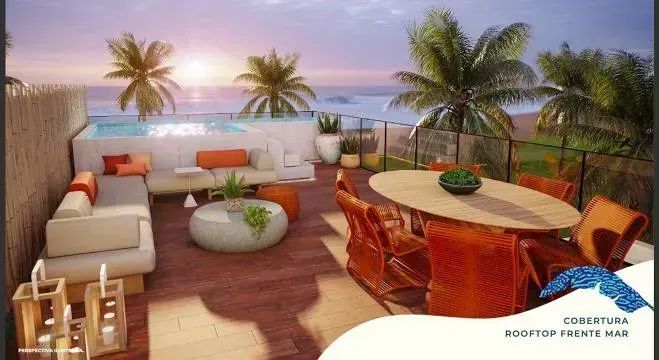 FLAT BEIRA MAR MURO ALTO 3 QUARTOS RESORT COMPLETO - Foto 3