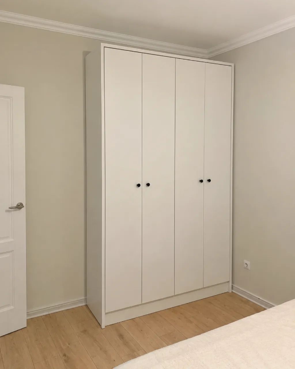 Guarda Roupa 4 Portas MDF Branco