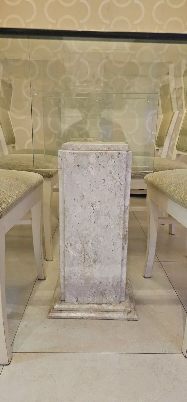 Mesa de vidro bisotê - Foto 4