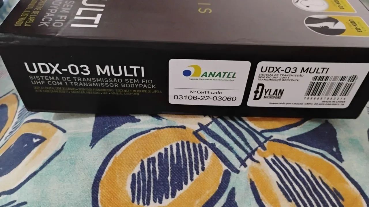 Microfone s/fio UHF Dylan UDX-03 - Foto 2