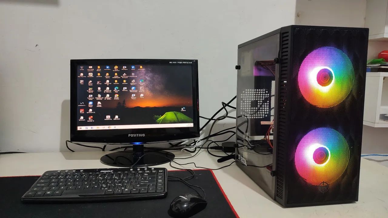 Pc completo i3 de 3g com 12 GB de ram SSD de 120