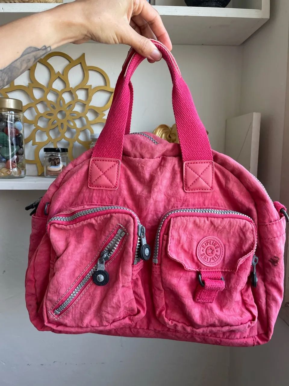 Bolsa de ombro kipling 