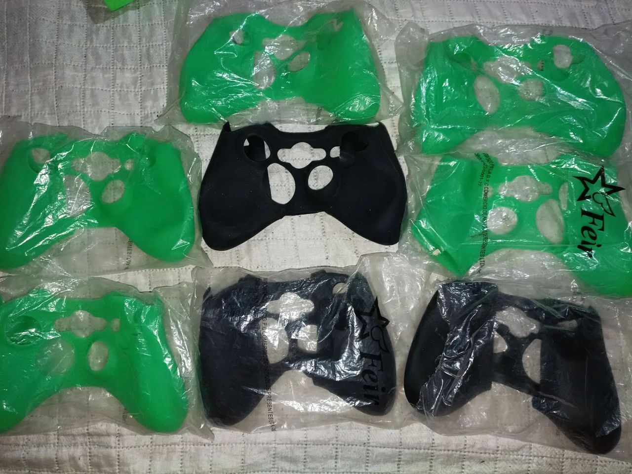 kit 8 capas de silicone para xbox 360