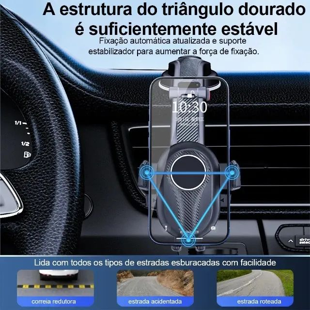 Suporte Para Celular Gps Automotivo B-max Universal - Foto 2