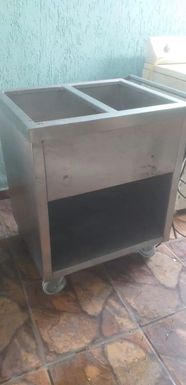 rechaud grande industrial em inox - Foto 3