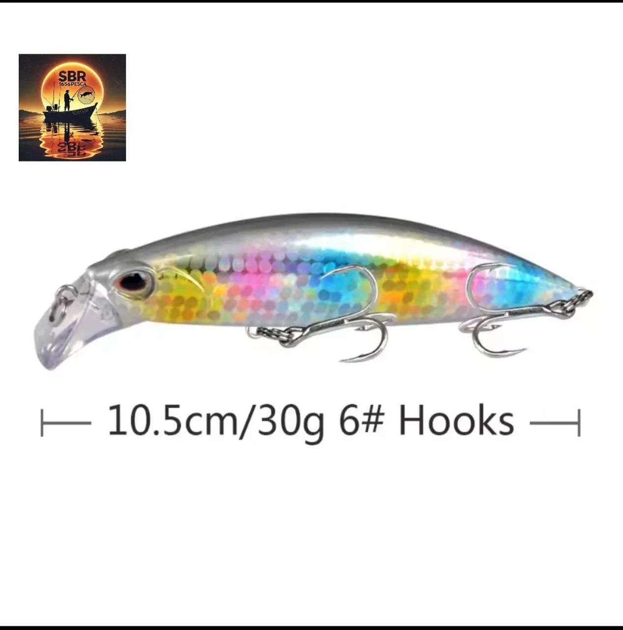Isca artificial wobbler pesca - Foto 5