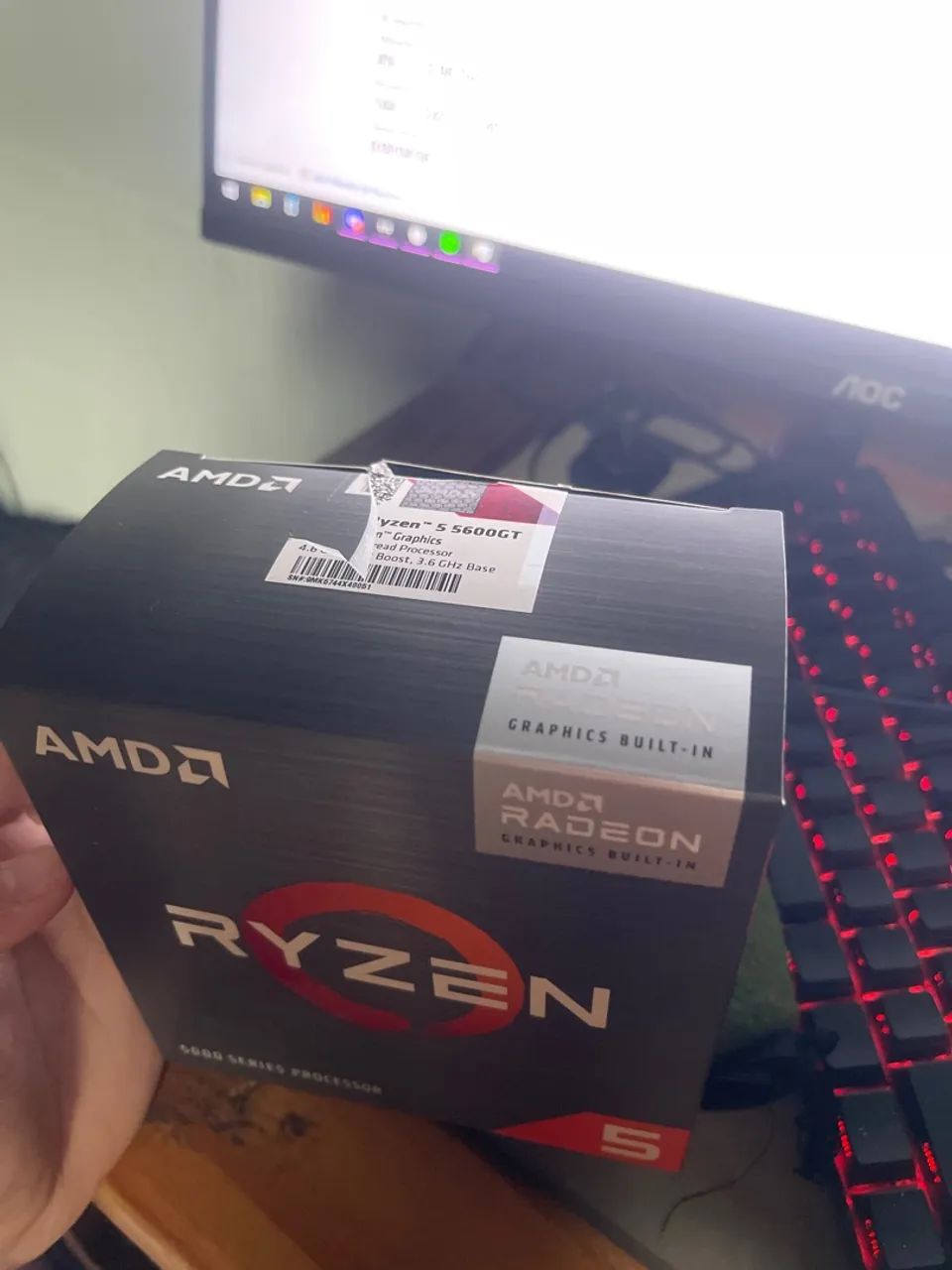 Processador ryzen 5600gt com cooler  - Foto 3