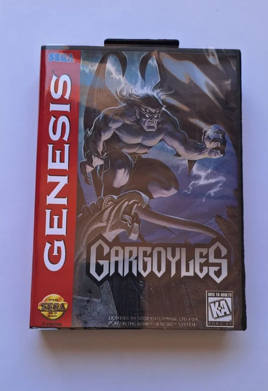 Jogo Gargoyles Mega Drive com Capa e Manual - Foto 3