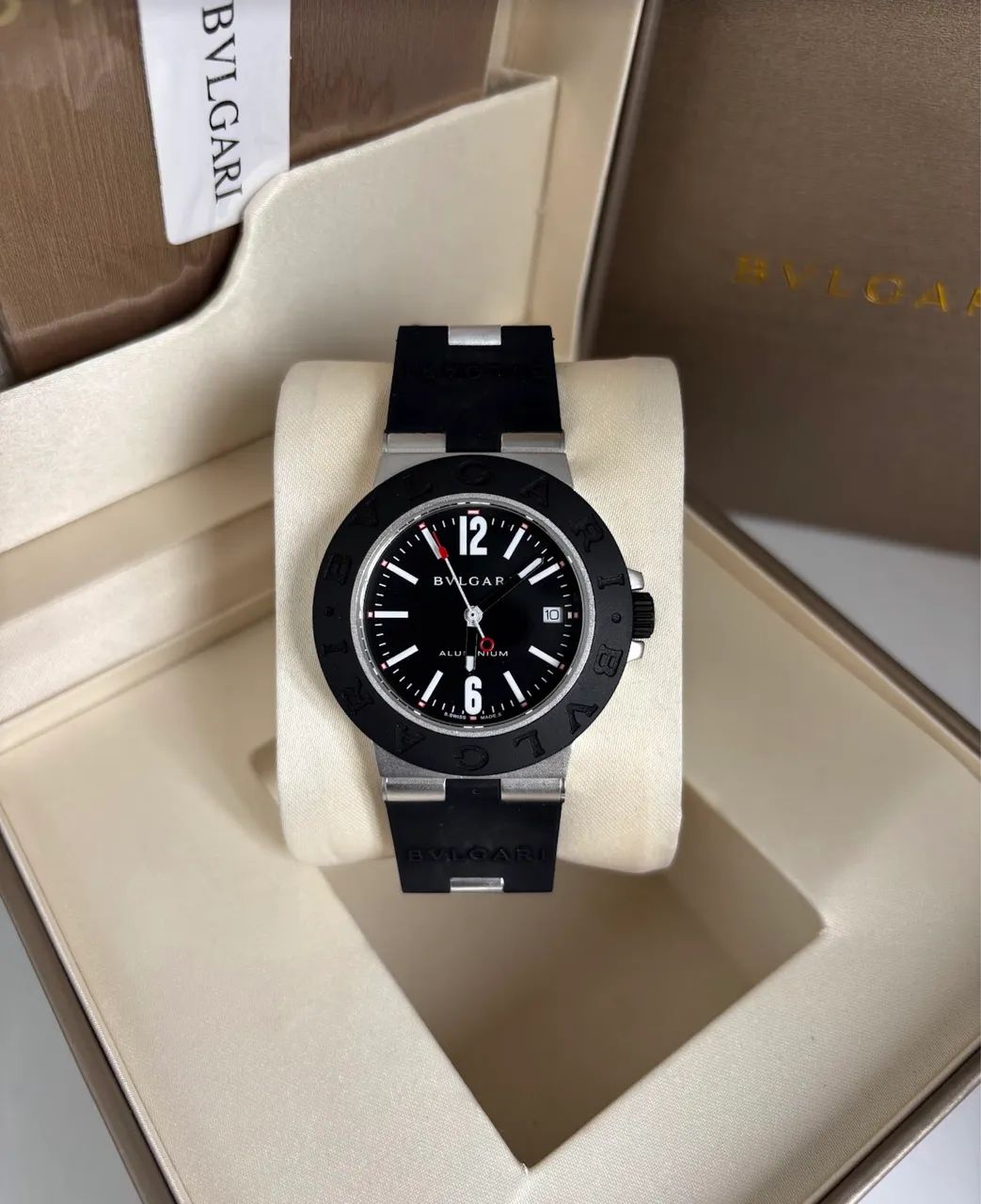 Relógio Bvlgari Aluminium 40mm Automático  - Foto 5
