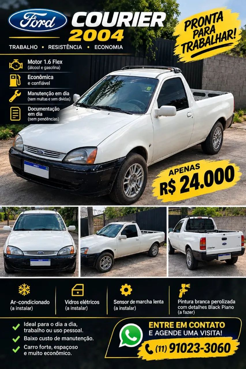 Ford Courier 1.6 L/ 1.6 Flex 2004