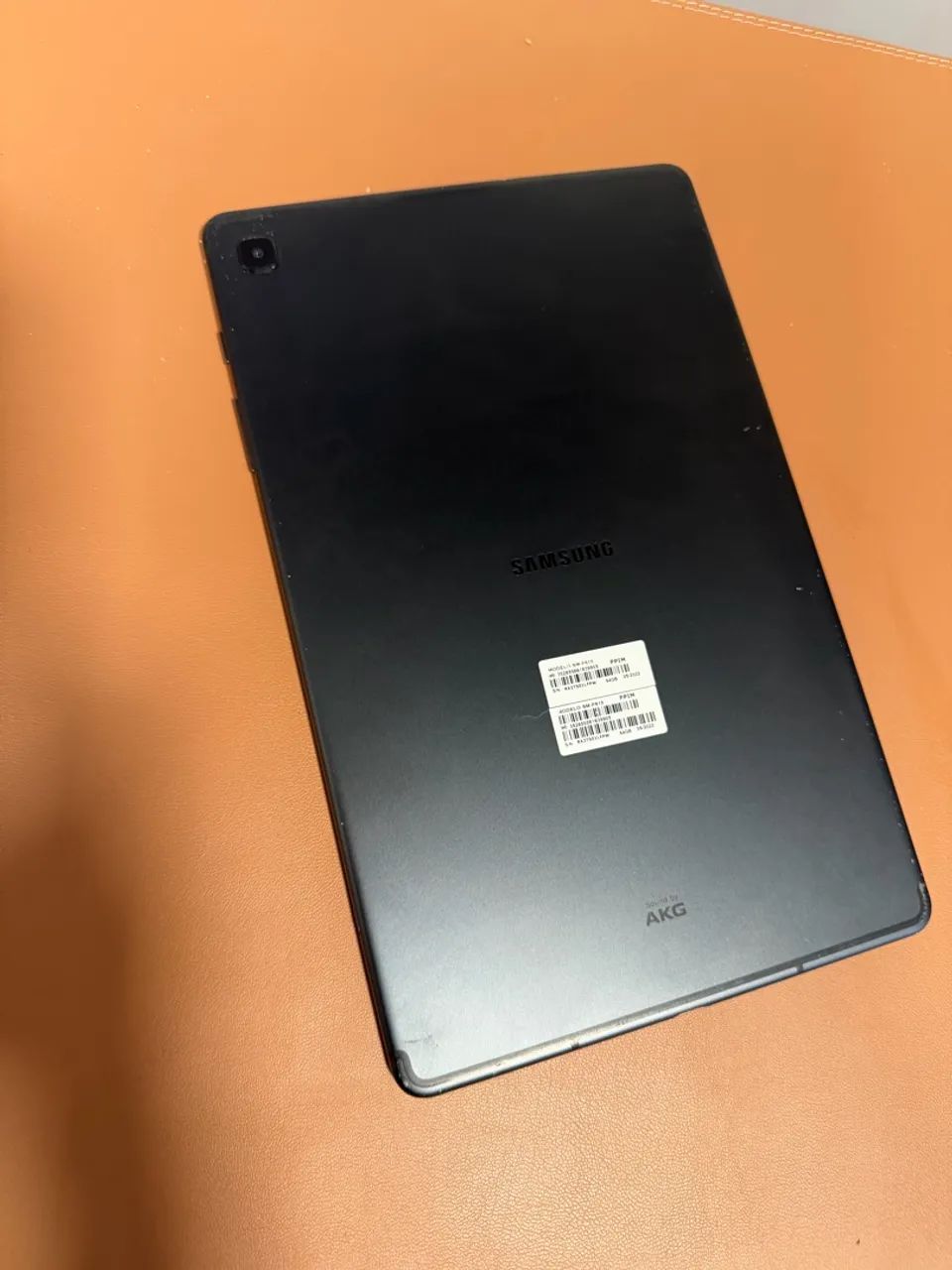 Tablet Samsung Galaxy S6 Lite + capa preta com teclado + capa rosa - Foto 3