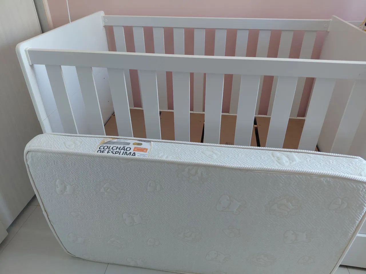 Berço Americano 3 em 1 + Colchões Berço e Cama Auxiliar  - Foto 4