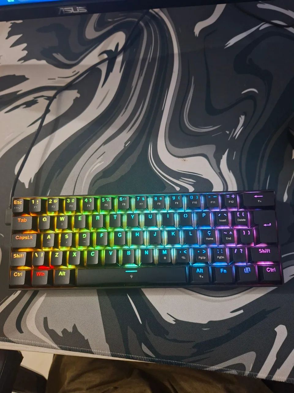 Teclado optico Red Dragon