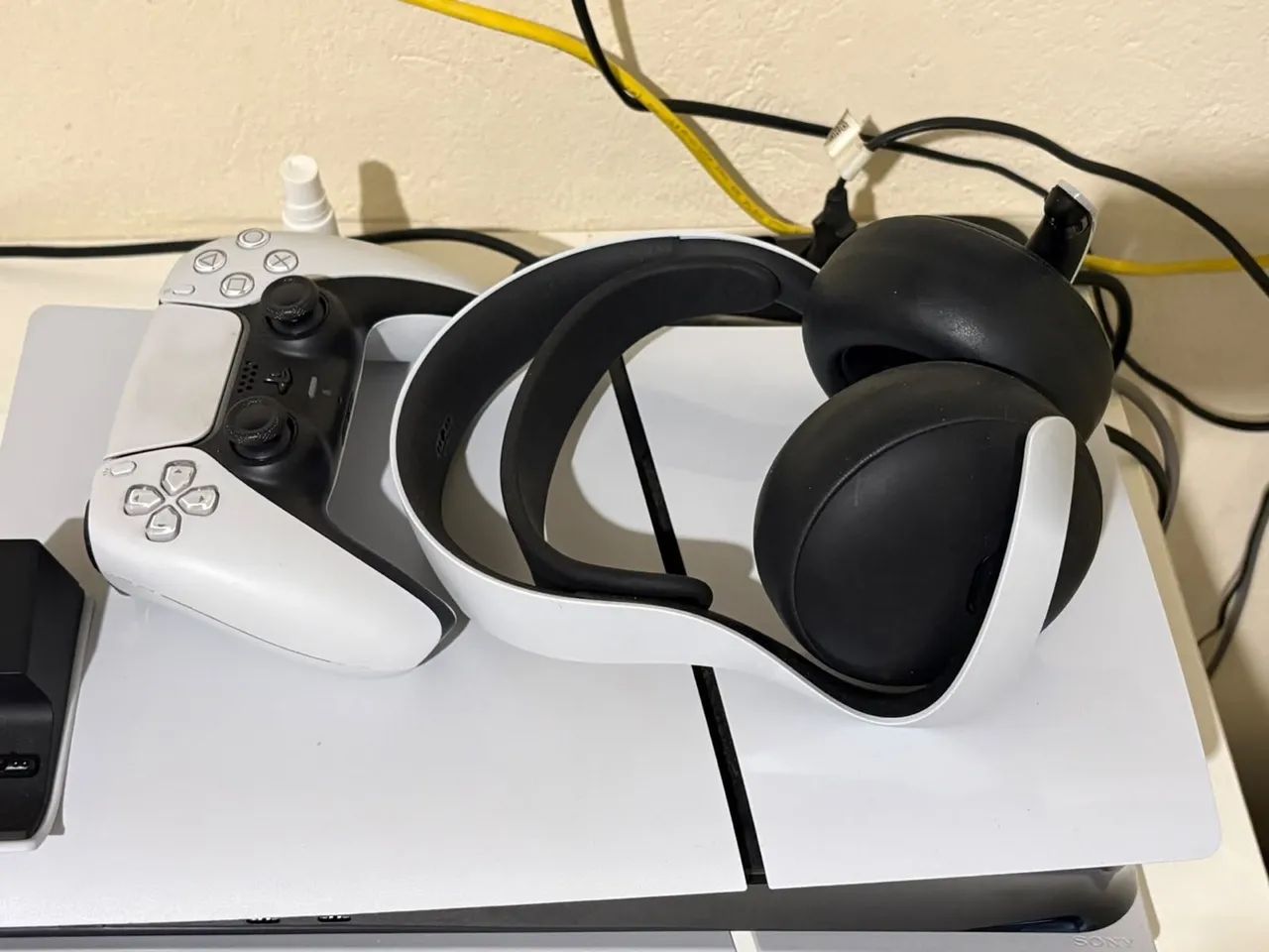 PS5 Slim + Leitor de Disco + DualSense Edge + PULSE 3D - Foto 3