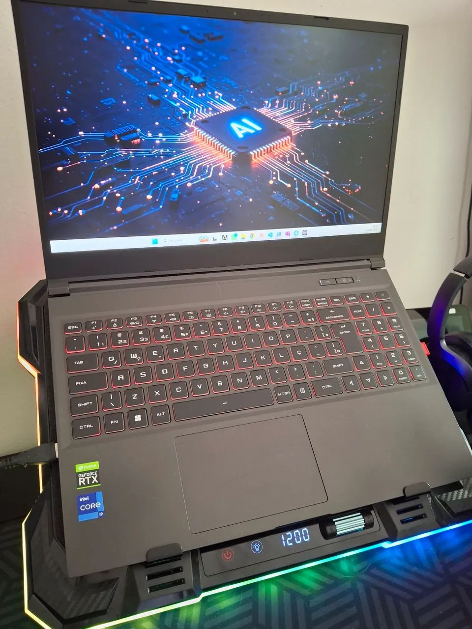Notebook High-End Core i9 | 32GB RAM | RTX 3080 16GB VRAM (Perfeito p/ IA e Games) - Foto 2