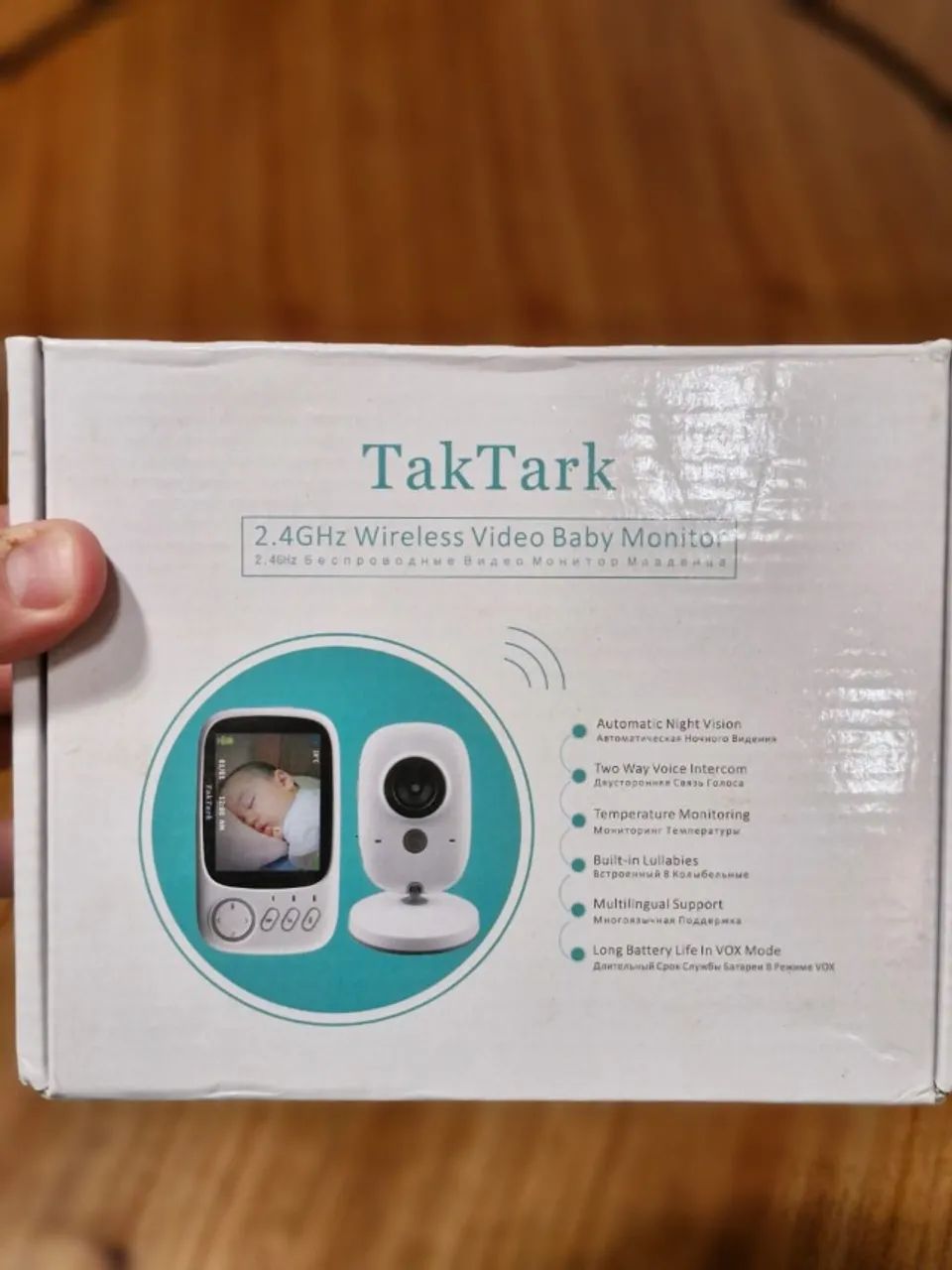 Babá Eletrônica TakTark BM603 com Câmera e Visão Noturn - Foto 2