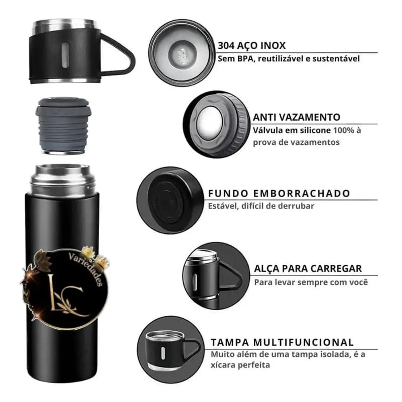 Kit garrafa e caneca - Foto 3