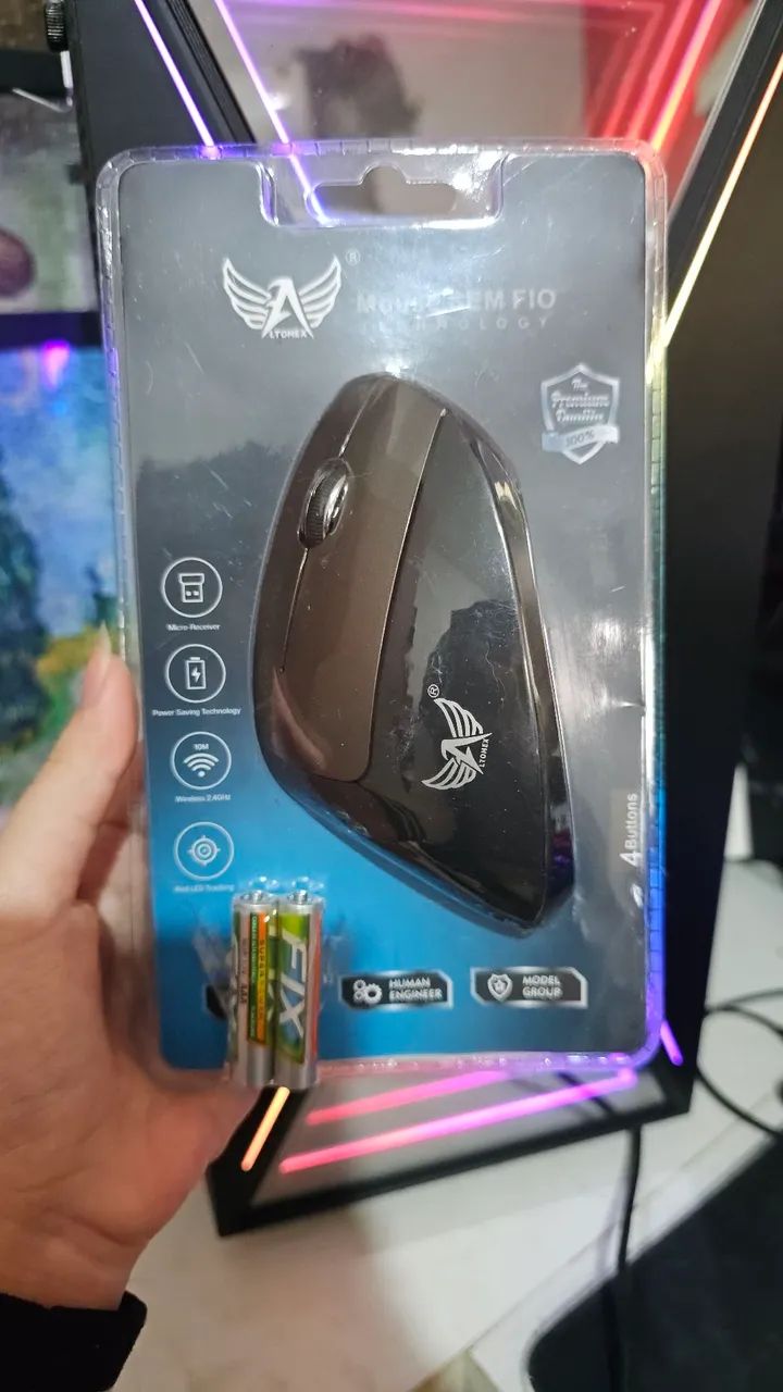Mouse Ergonômico Sem fio - Altomex