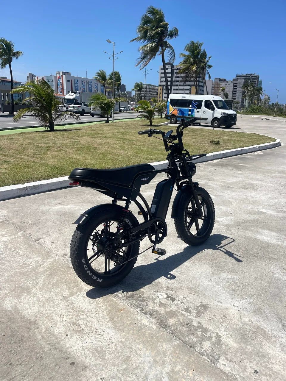 Bicicleta elétrica V8 1.000w bem nova!  - Foto 2