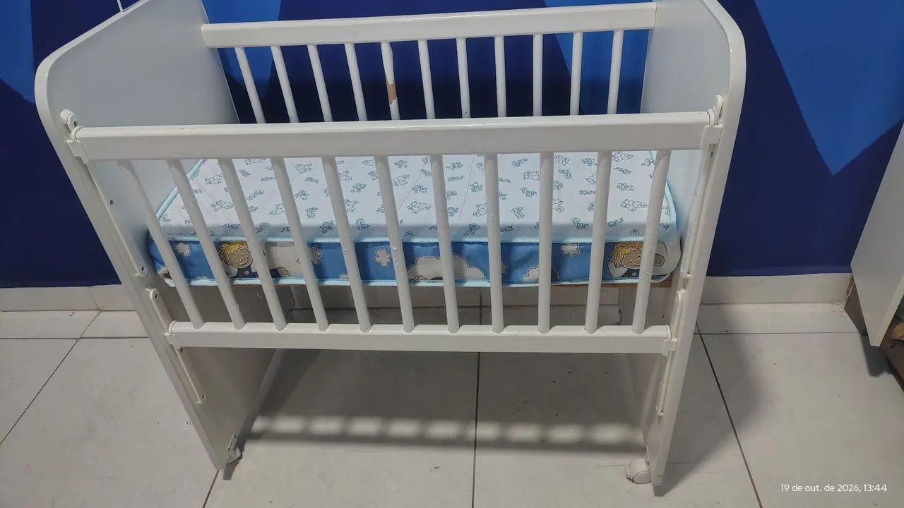 MINI BERÇO  COM COLCHÃO  - Foto 2