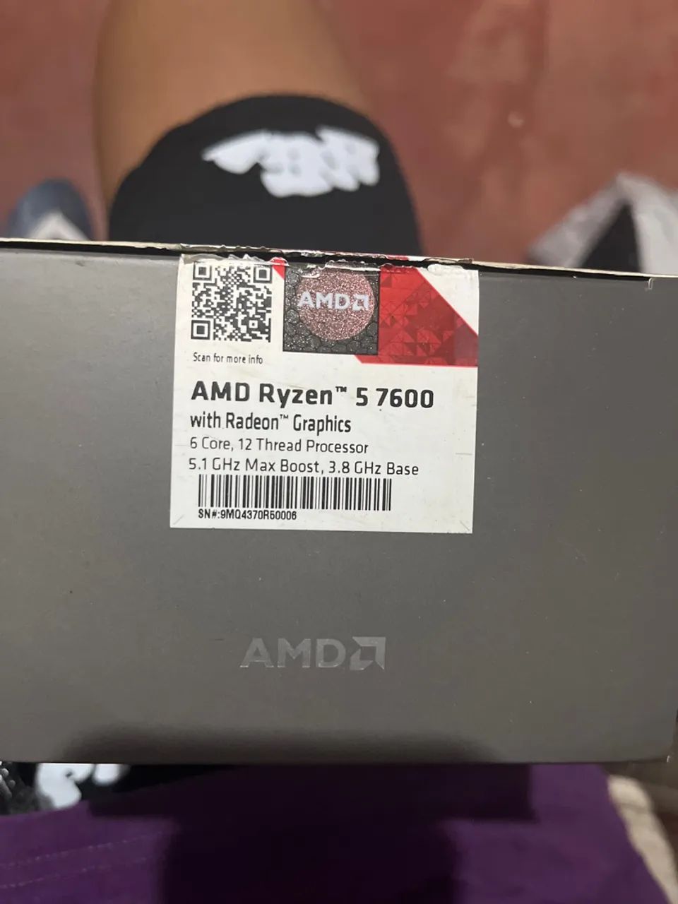 AMD Ryzen 5 7600 / 6Core / 12 Thread Processador / 5.1 GHz Max Boost / 3.8 GHz Base - Foto 2