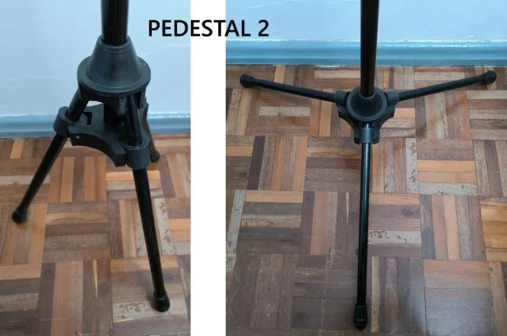 2 pedestais/tripés para microfone441992972013424644