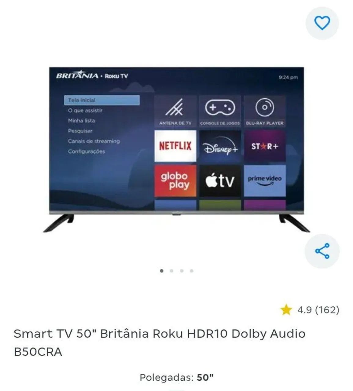 Smart tv 50 polegadas  - Foto 3