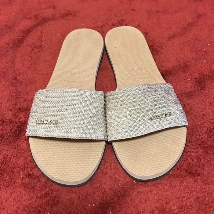 Rasteira Dourada Havaianas 37/38