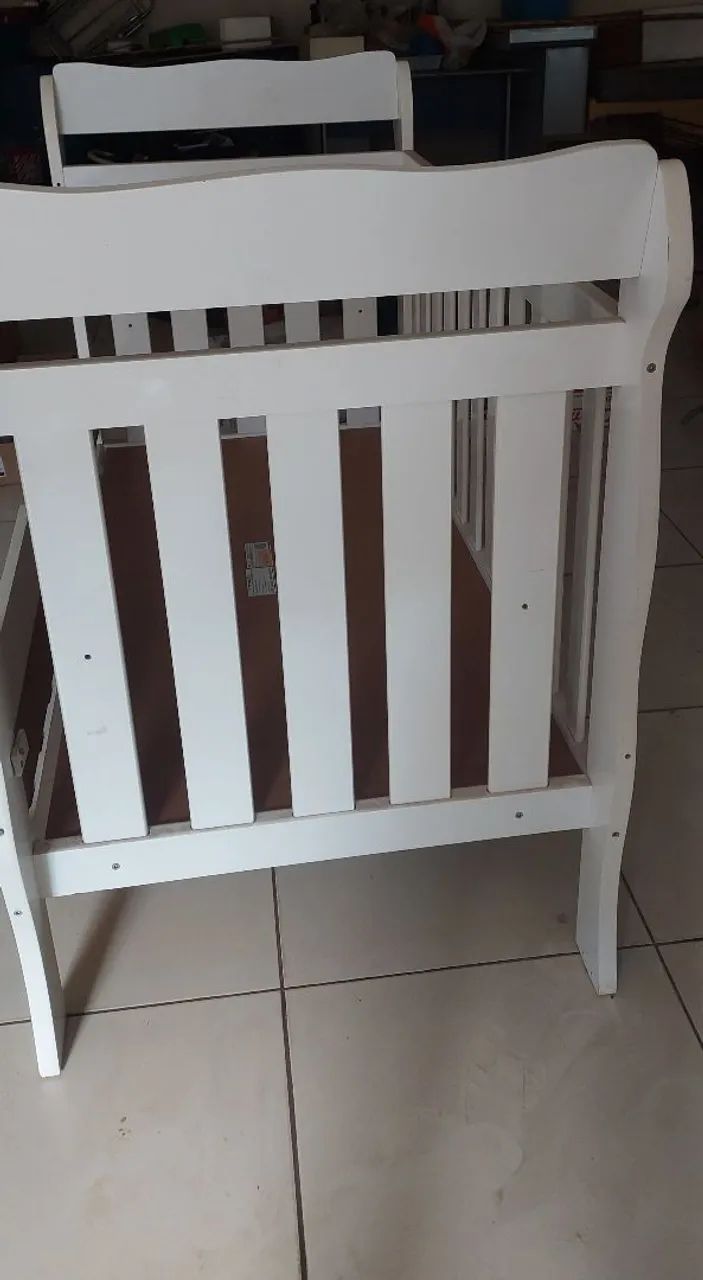 BERÇO AMERICANO BRANCO BRILHO  - Foto 4