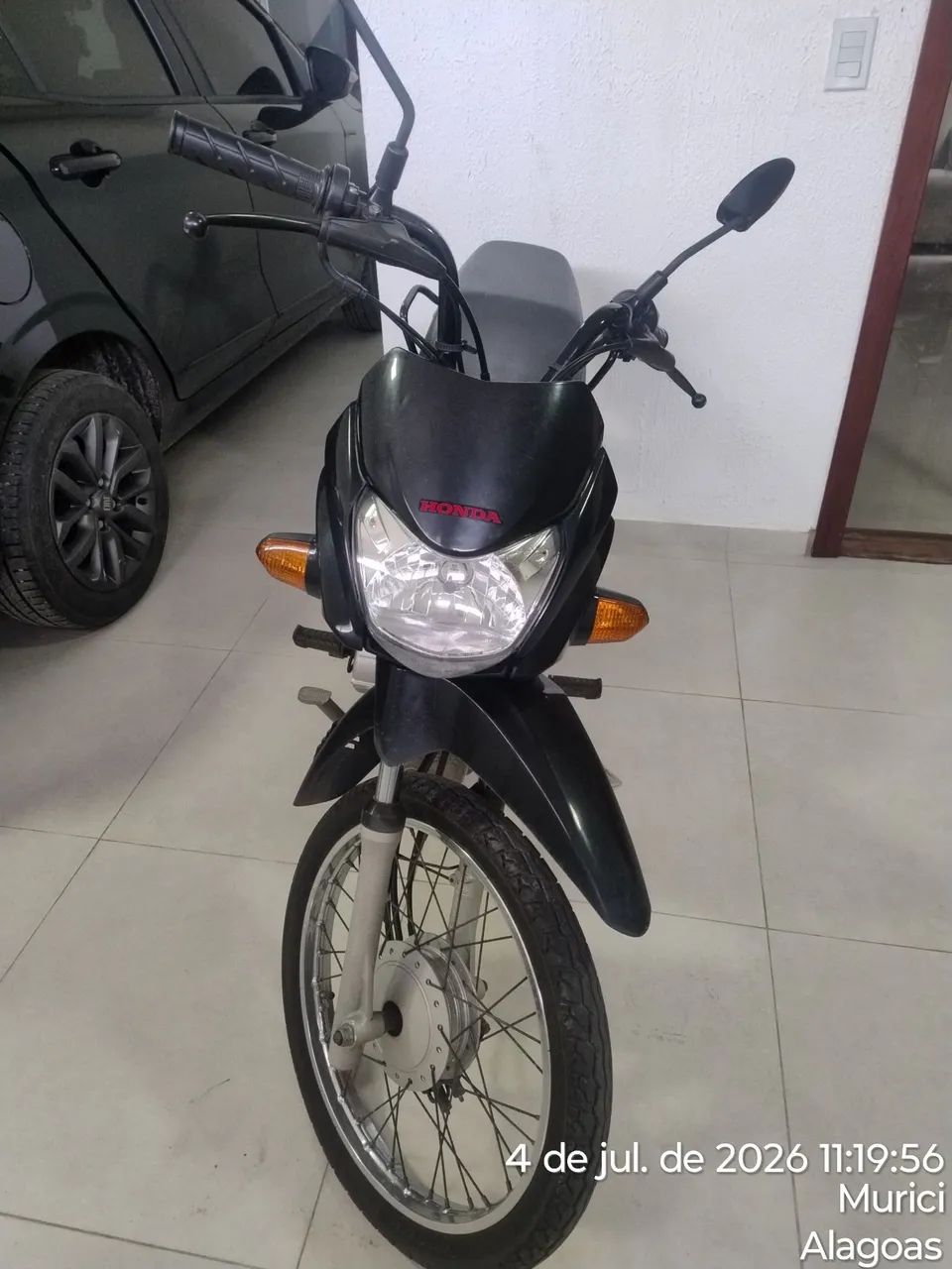 Vendo pop 110i  com apenas 9.000 km rodado super nova  - Foto 4