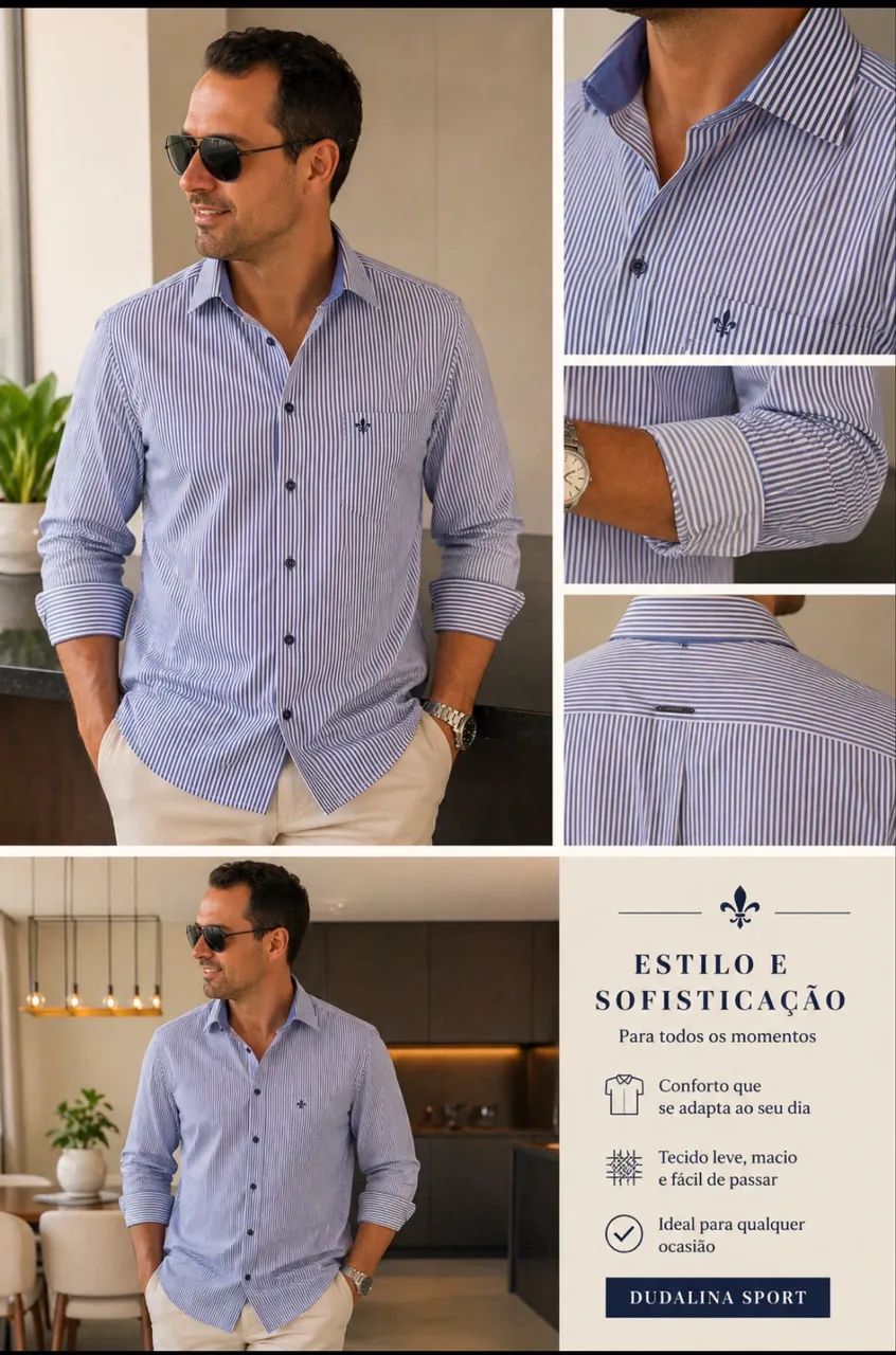 Camisa manga longa DUDALINA 