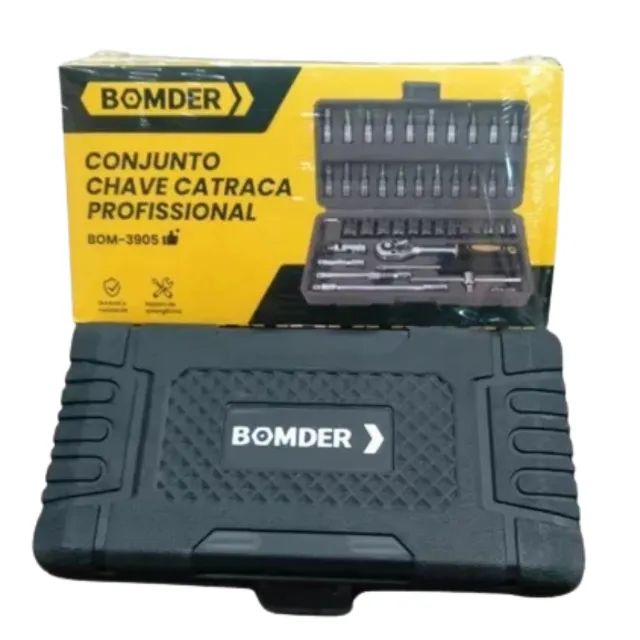 Kit Ferramentas Conjunto Chave Catraca Profissional 46 Pecas - Bomvik Bom - 3905 - Foto 5