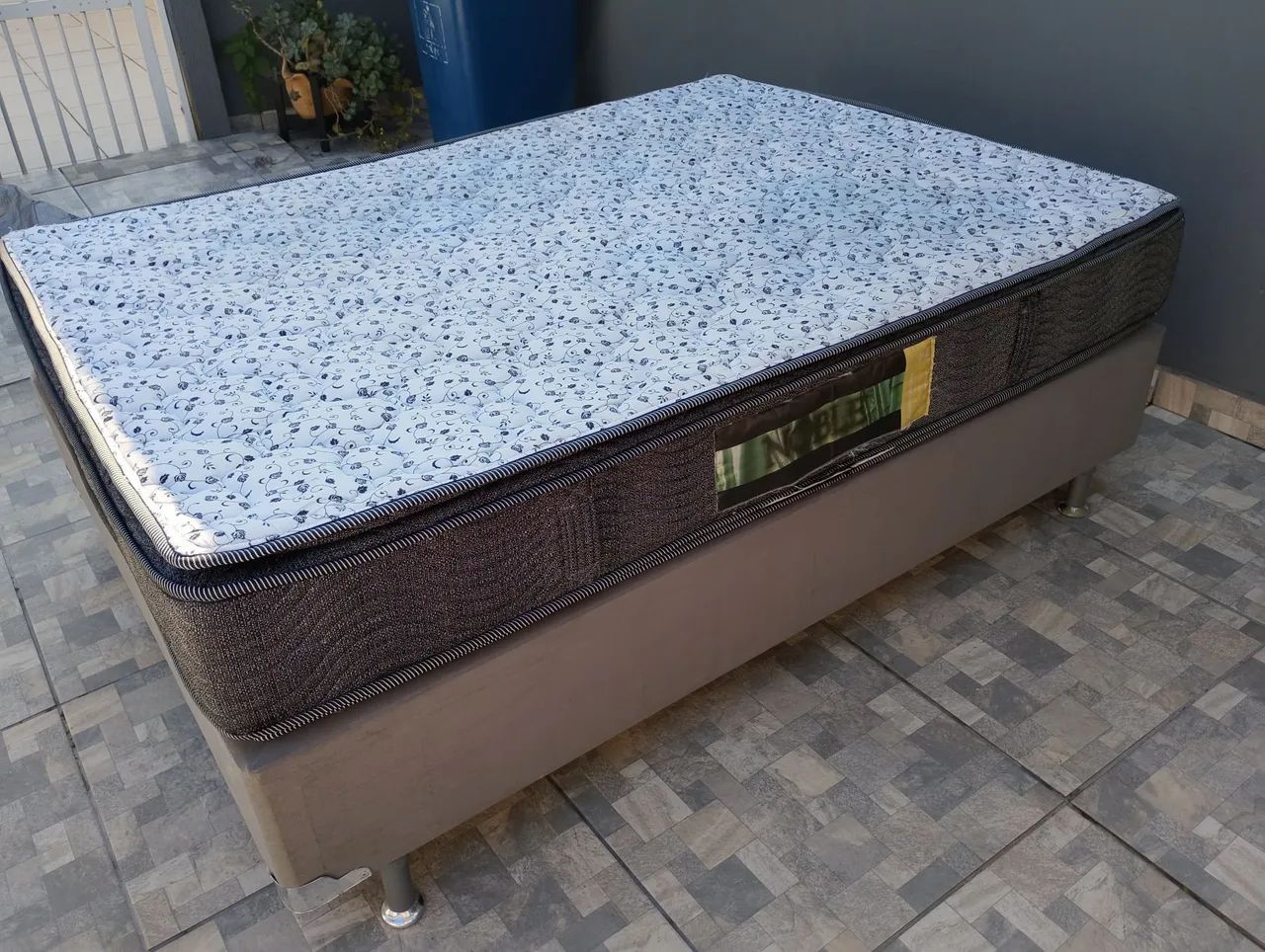 Cama Box Casal Completa Impecável  - Foto 4