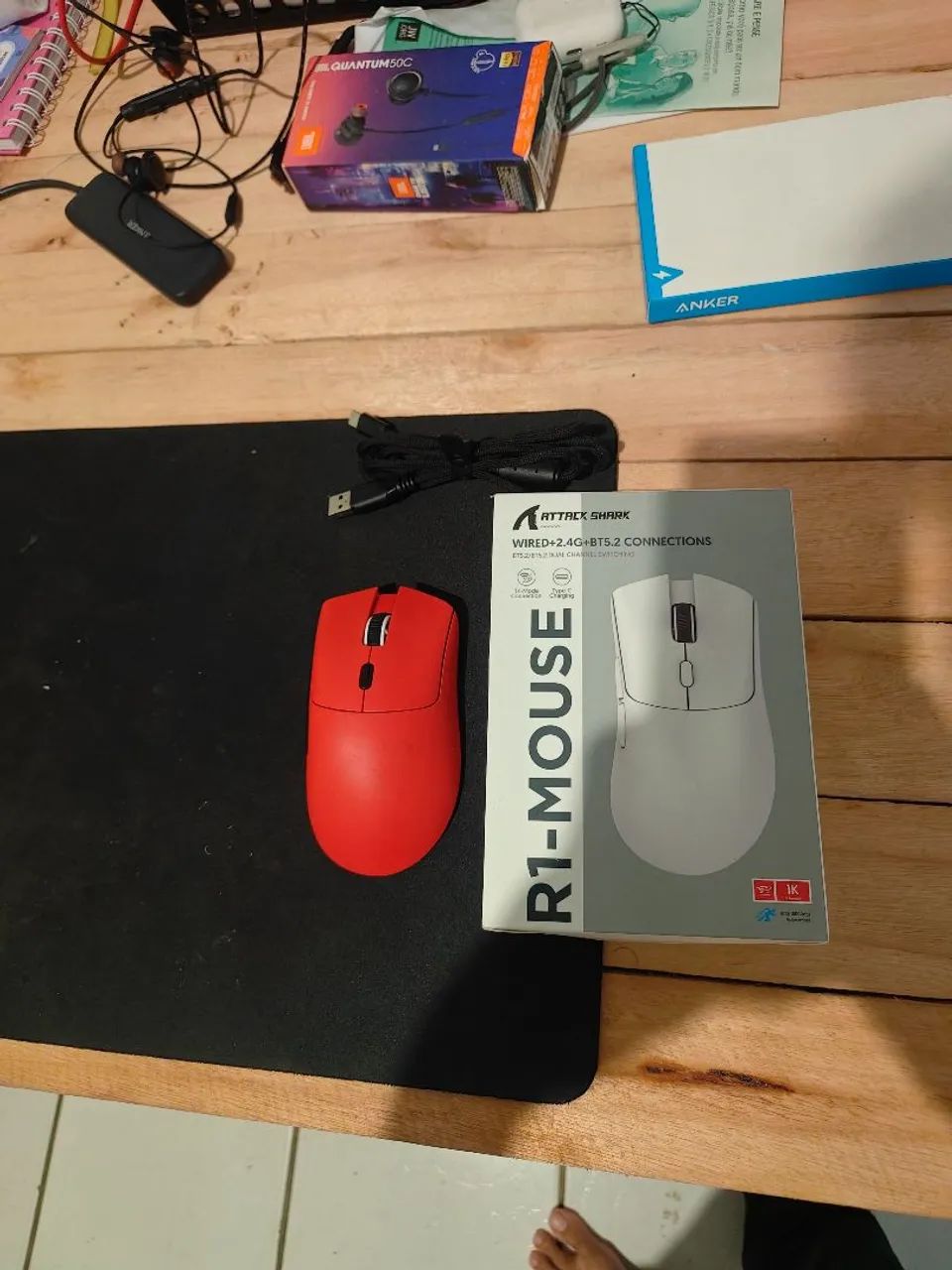 Teclado magnético com mouse atack shark  - Foto 3