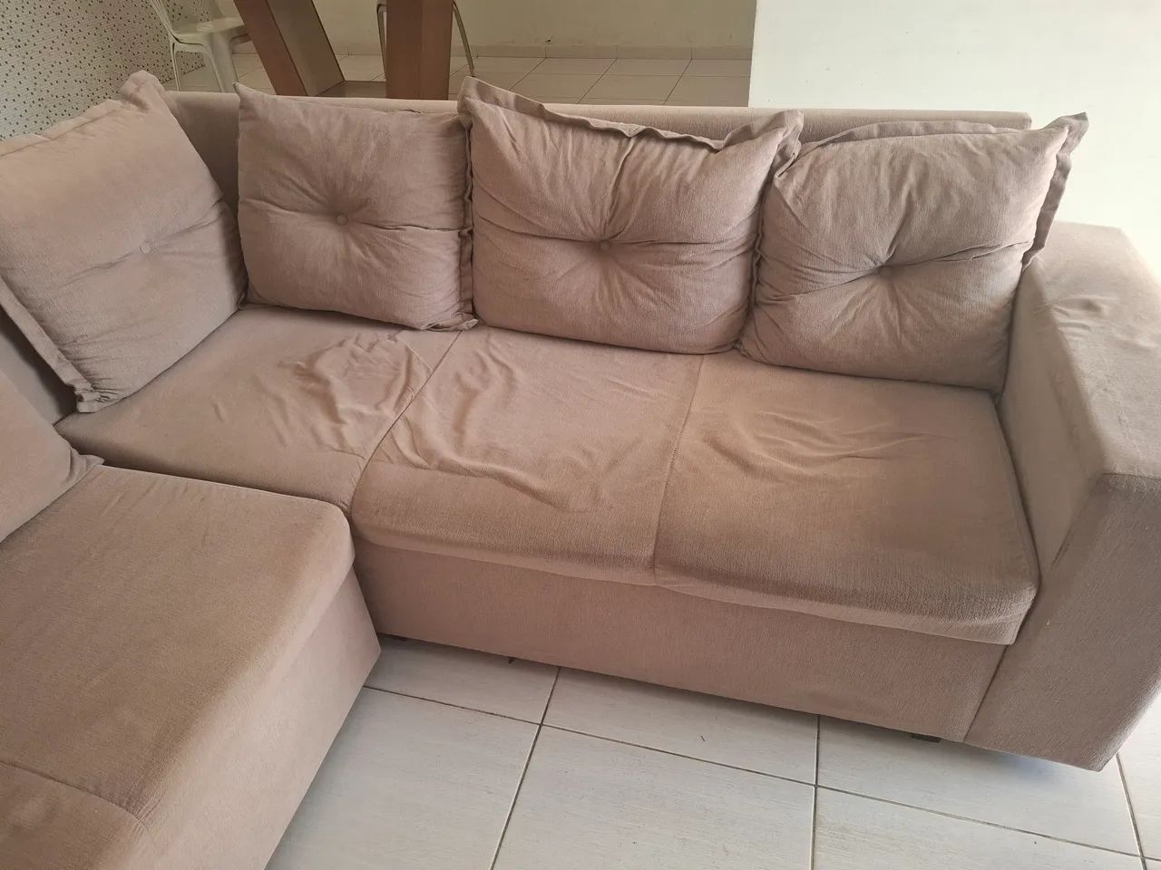 Vendo sofá em L - Foto 4
