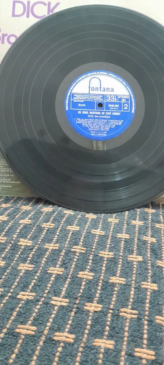 Lp Dick Farney ' As duas Maneiras " Ipanema e Broadway 1972 - Foto 5