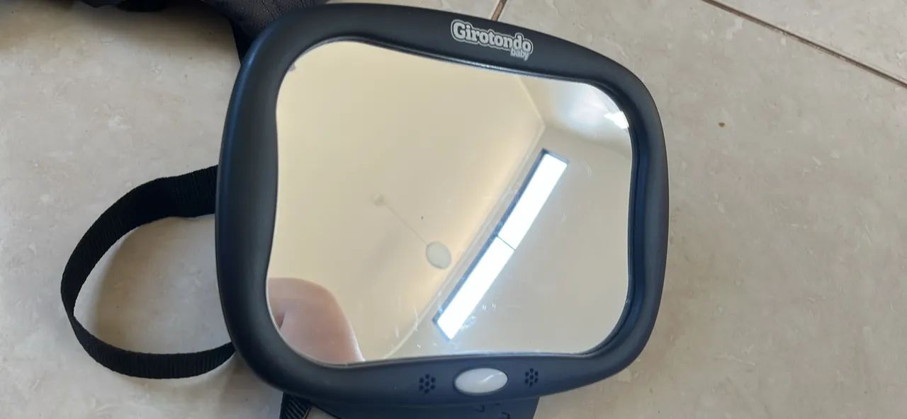 Espelho para carro bebe retrovisor, com luz. 