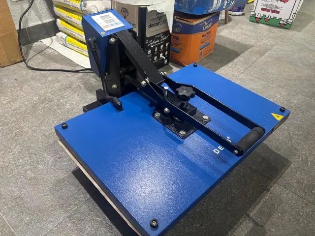 **Prensa Térmica DEKO 40 × 60 cm - Azul e Preta - Foto 2