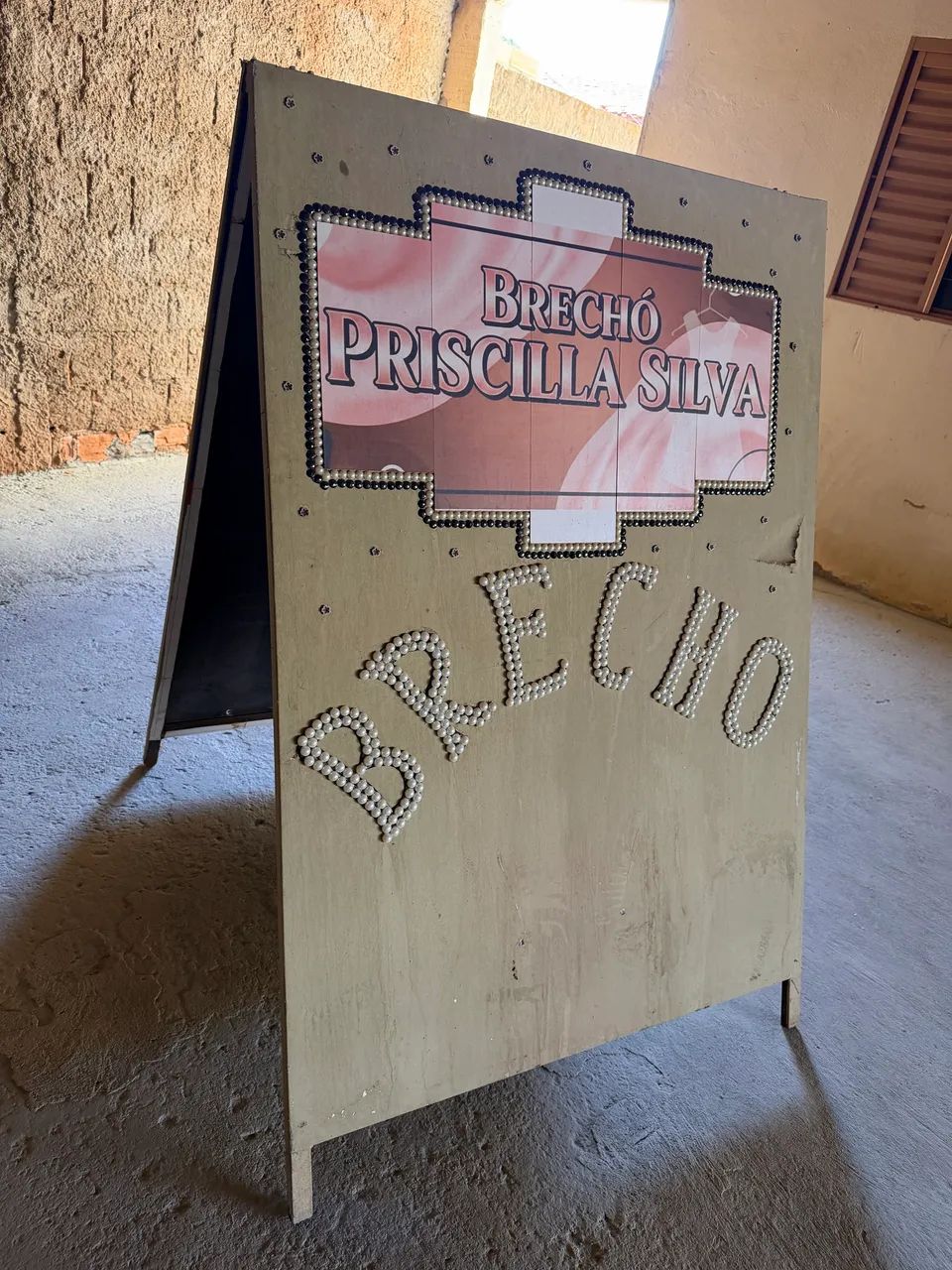 Placa cavalete de ferro - propaganda dos 2 lados - Foto 3